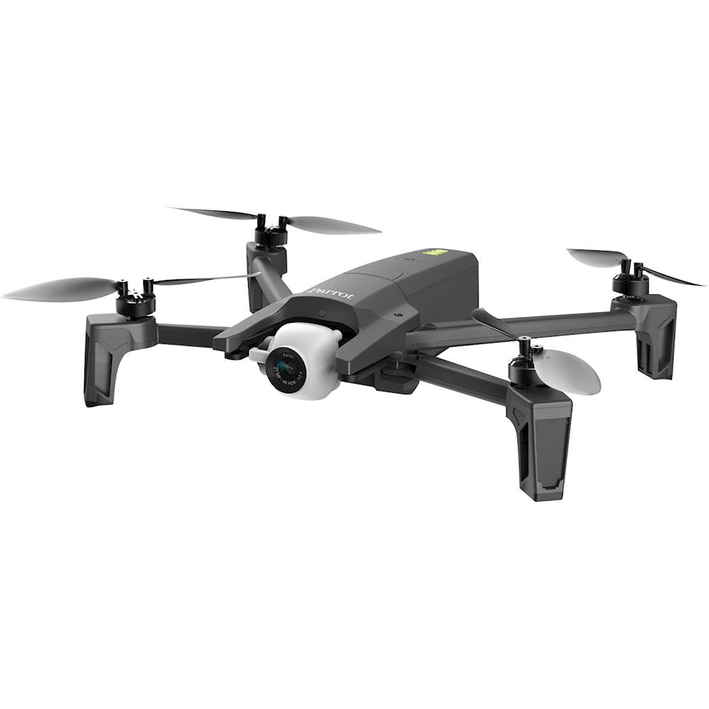 Left View: Parrot - ANAFI Work Drone with Skycontroller - Dark Gray