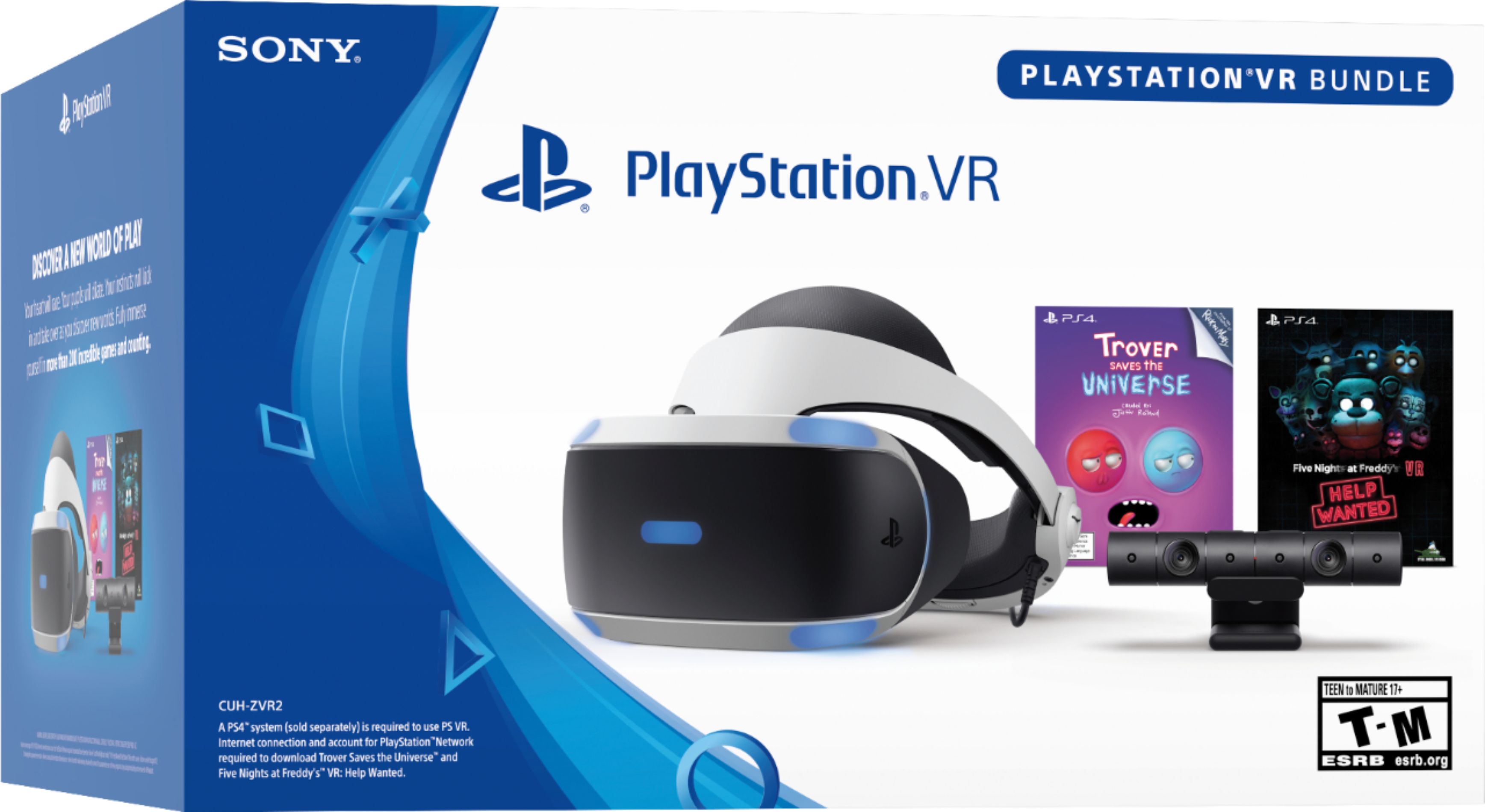 Sony PlayStation VR - Trover and Five Nights at Freddy's Bundle