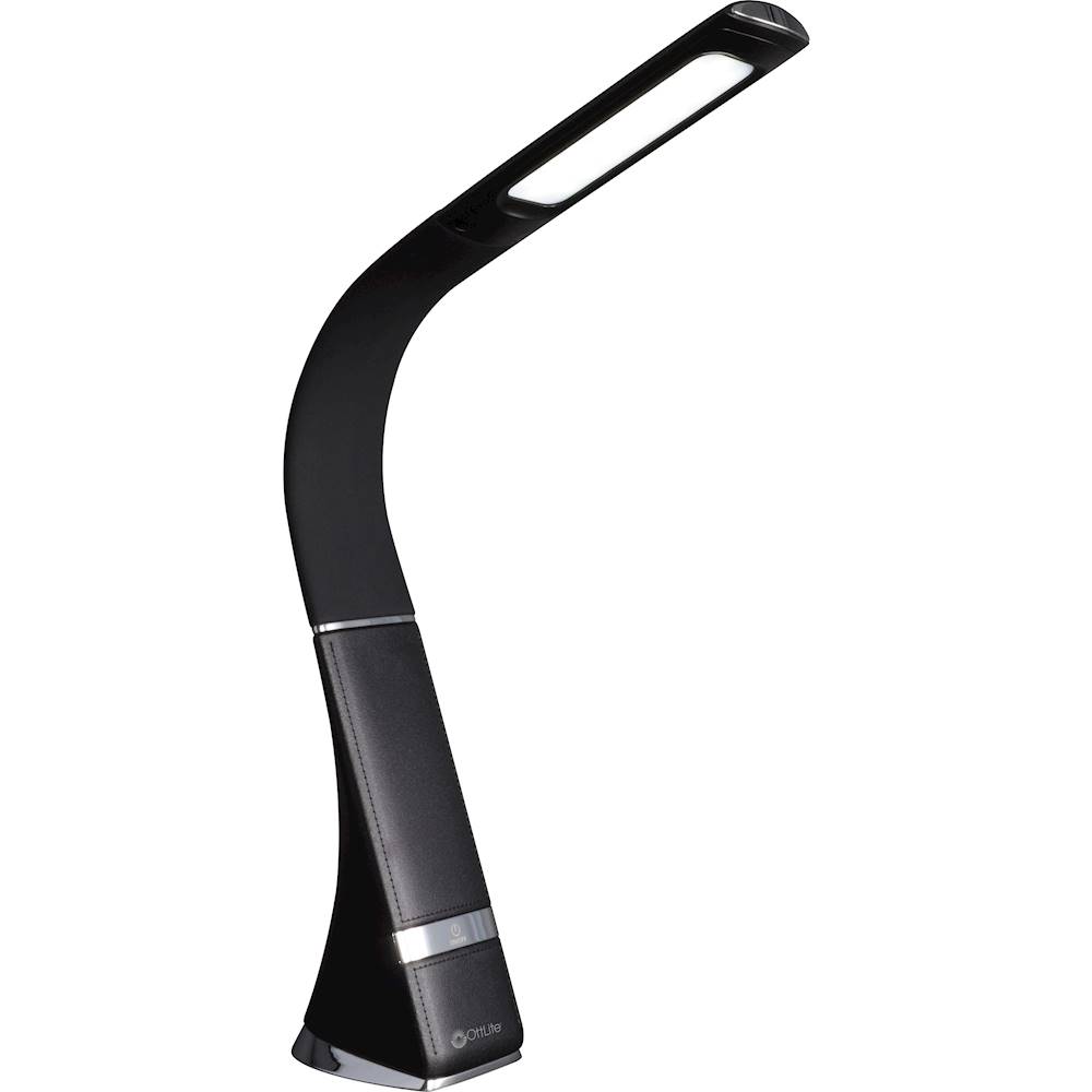 Angle View: OttLite - Rechargeable LED Desk Lamp - Black