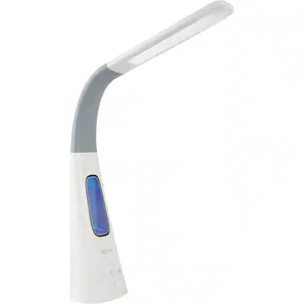 Angle. OttLite - Cool Breeze LED Fan Lamp - White.