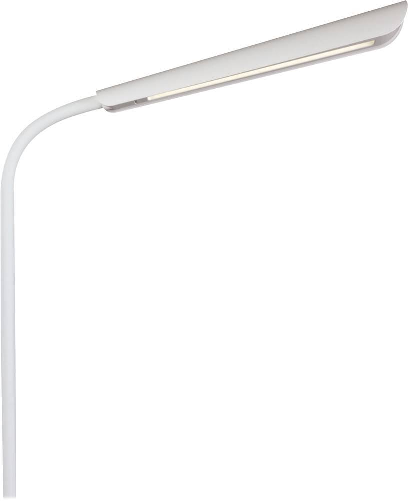 Alt View 13. OttLite - Power Up LED Desk Lamp with Wireless Charging - White.
