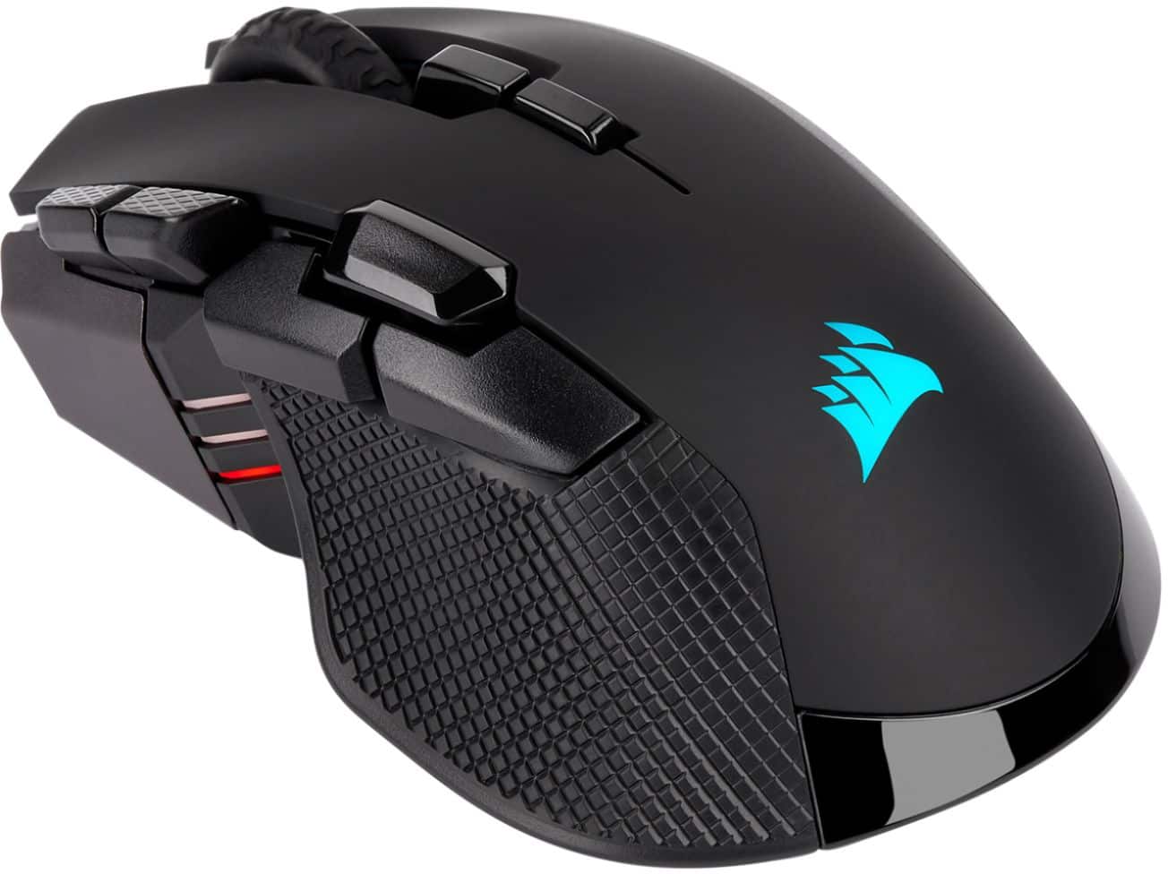 CORSAIR - IRONCLAW RGB Wireless Optical Gaming Mouse - Wireless - Black - Front_Zoom