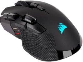 CORSAIR - IRONCLAW RGB Wireless Optical Gaming Mouse with Slipstream Technology - Black - Front_Zoom