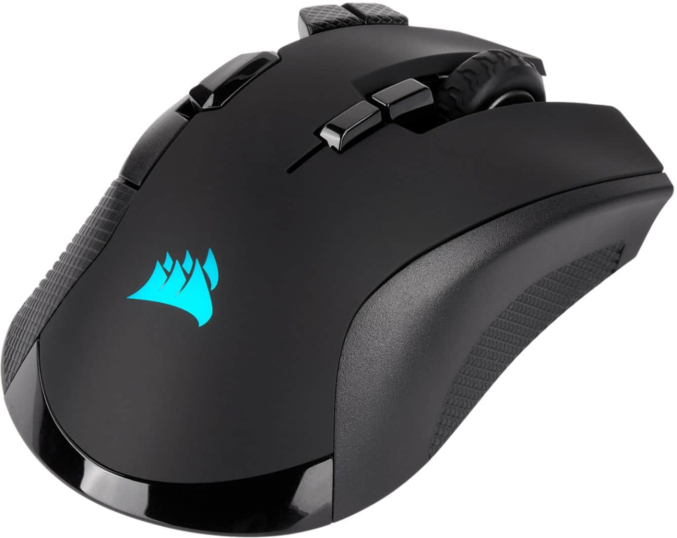 Alt View 11. CORSAIR - IRONCLAW RGB Wireless Optical Gaming Mouse - Black.