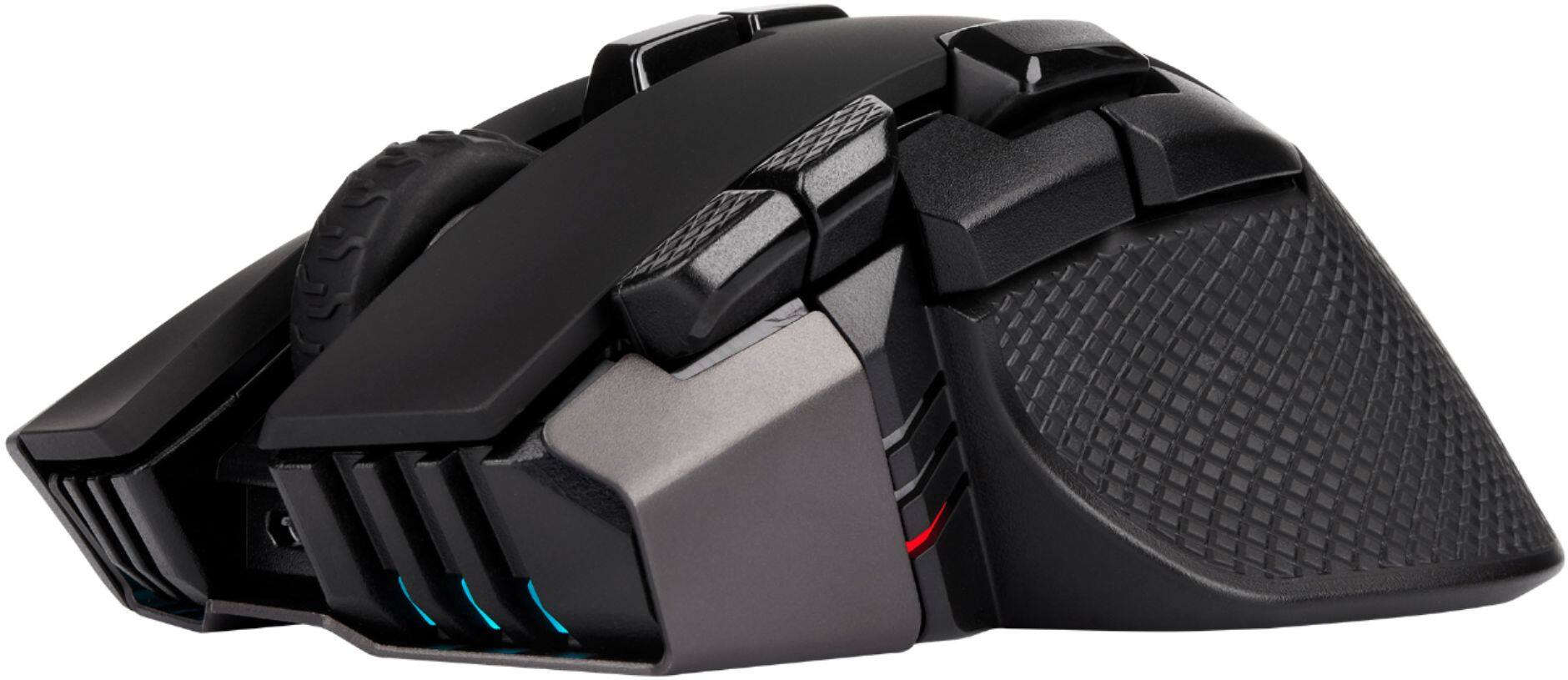 Alt View 12. CORSAIR - IRONCLAW RGB Wireless Optical Gaming Mouse - Black.