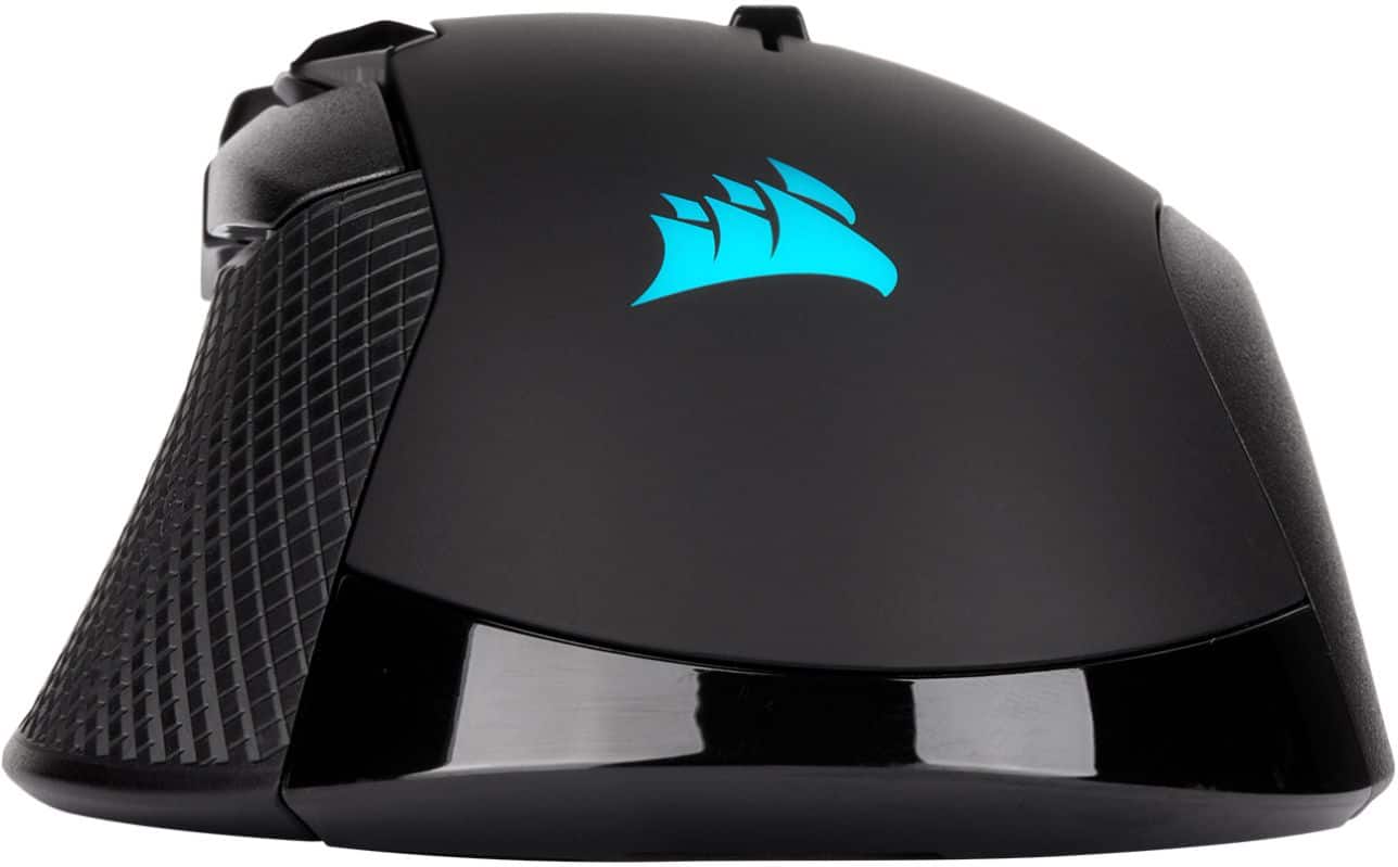 Alt View 19. CORSAIR - IRONCLAW RGB Wireless Optical Gaming Mouse - Black.