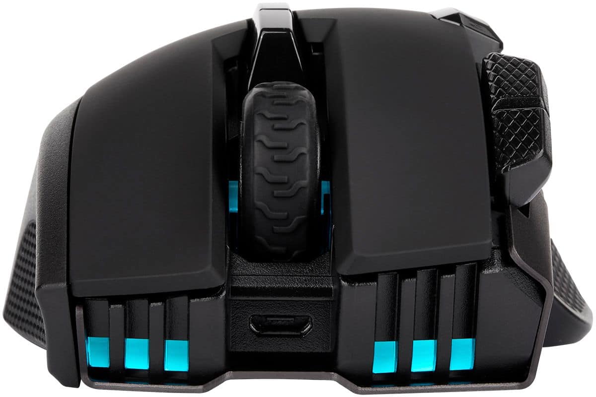 Alt View 20. CORSAIR - IRONCLAW RGB Wireless Optical Gaming Mouse - Black.