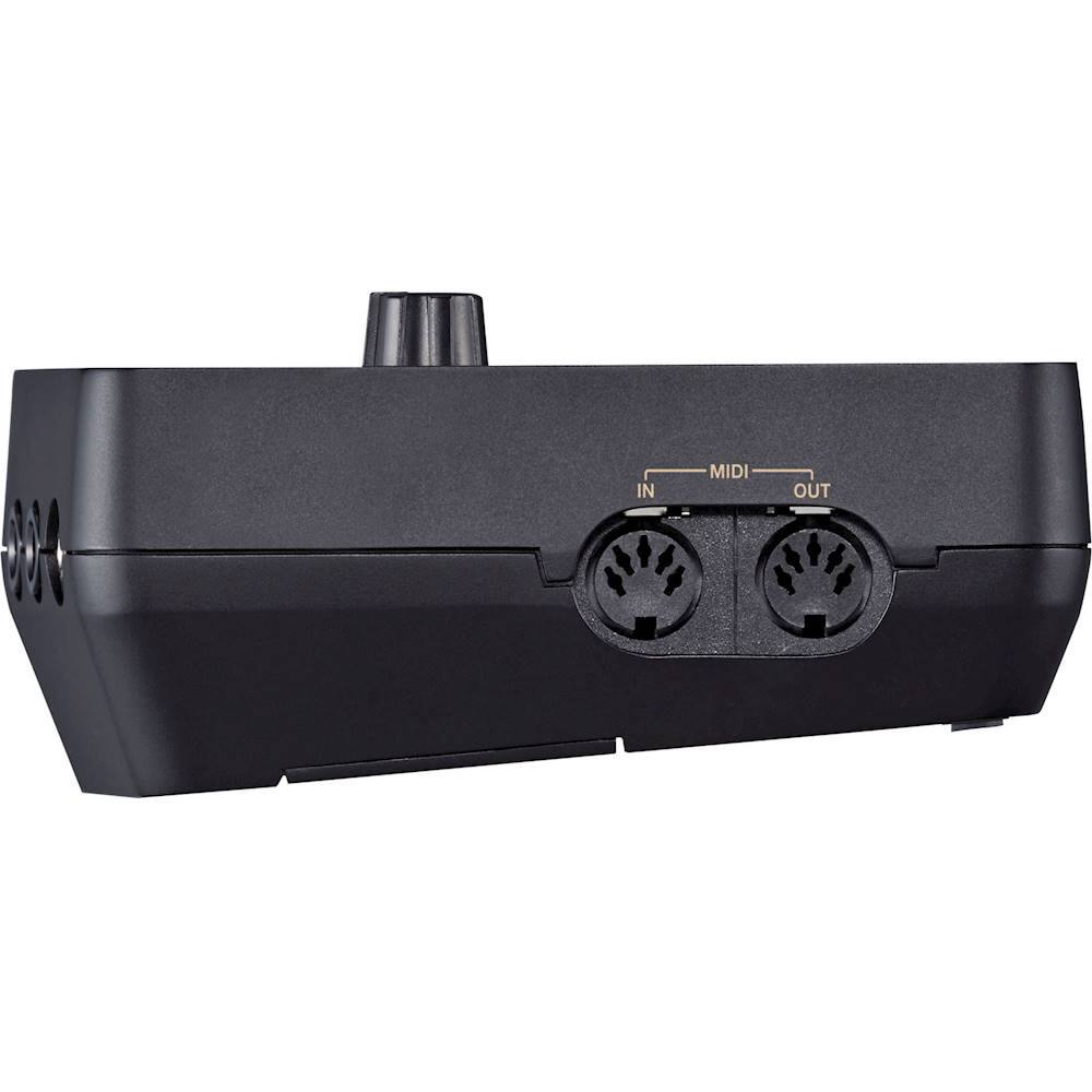 The text on the image reads "MIDI OUT B IN."