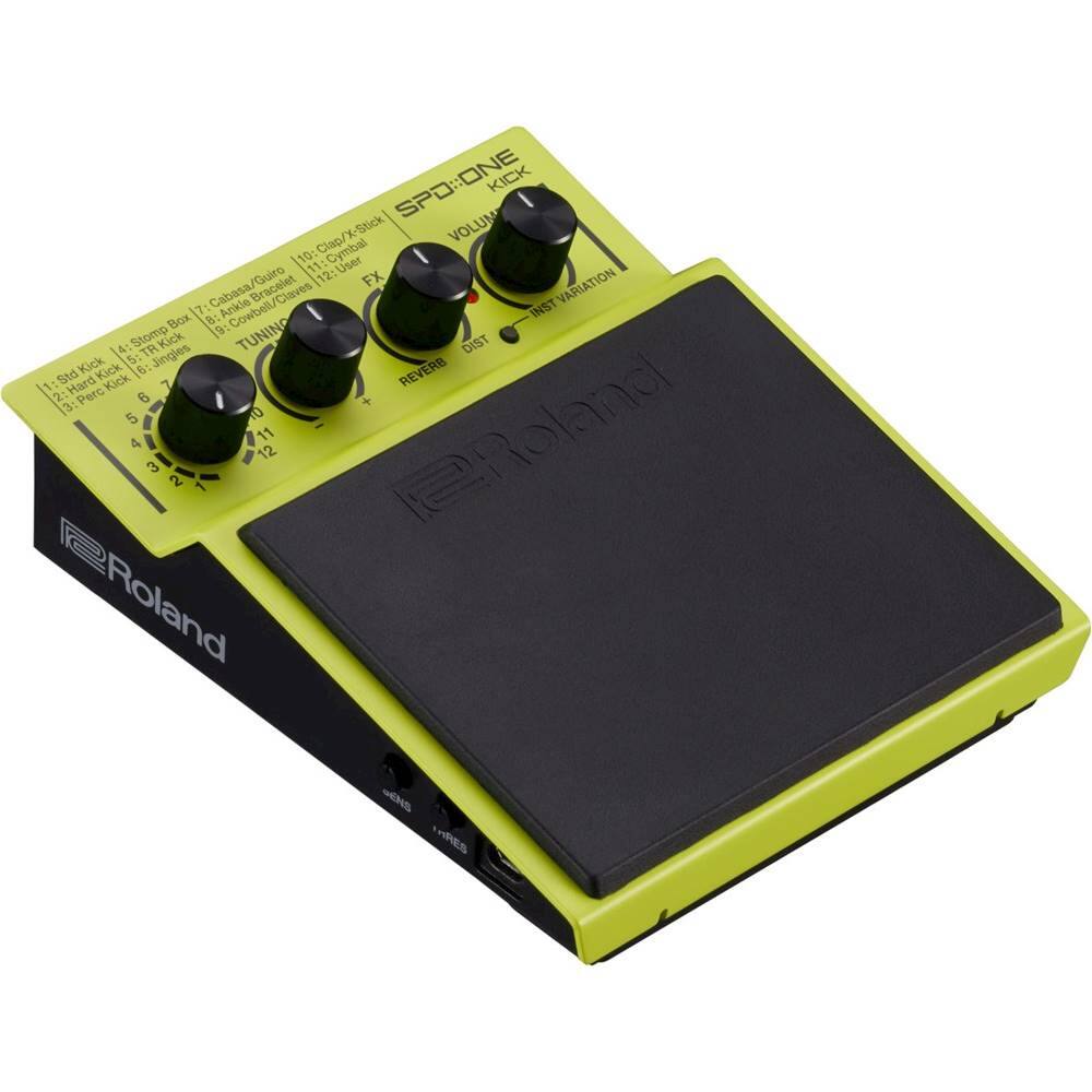 Roland SPO:ONE KICK Clap/X-Stick VOLUM 110% 1: Cymbal User Cabasa/Guiro 12: 12:User FX VARIATION Cowbell/Claves Bracelet Claves 17: B: Ankle INST Box 9: 4 Stomp TR RKick TUNIN DIST Kick Kick 5: 6: Jingles 11: 5 Std Hard Kick REVERB 21 3: Perc 6 5 10 Roland 12 3 2  2Roland HRES