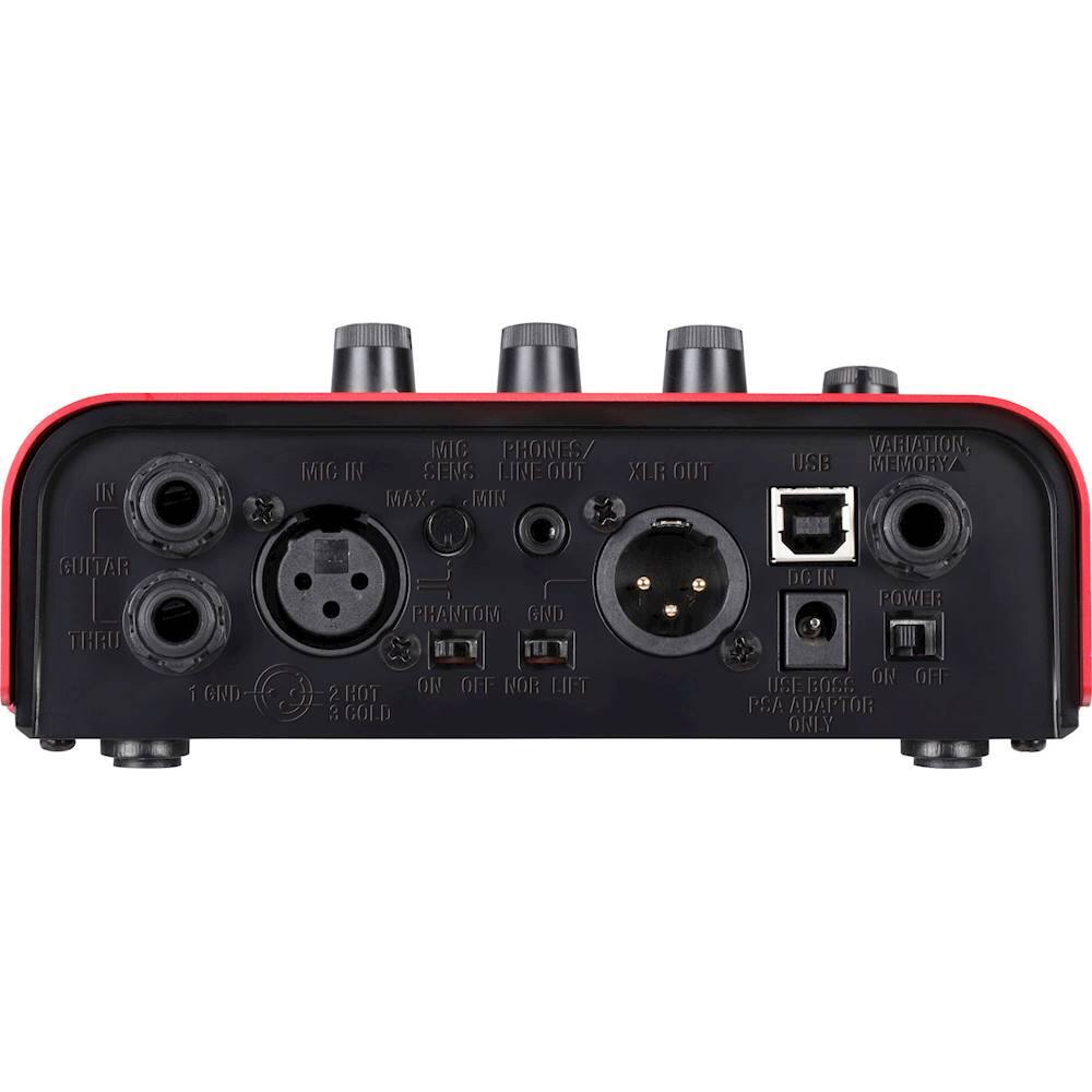 Alt View 11. BOSS Audio - VE-2 Vocal Harmonist Stompbox - Red.