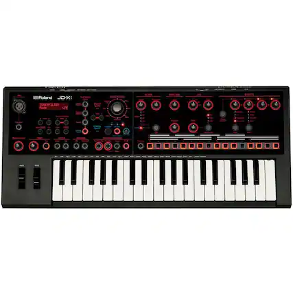Front. Roland - Portable Keyboard with 37 Velocity-Sensitive Keys - Black.