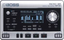 BOSS Audio - MICRO BR BR-80 Digital Recorder - Silver