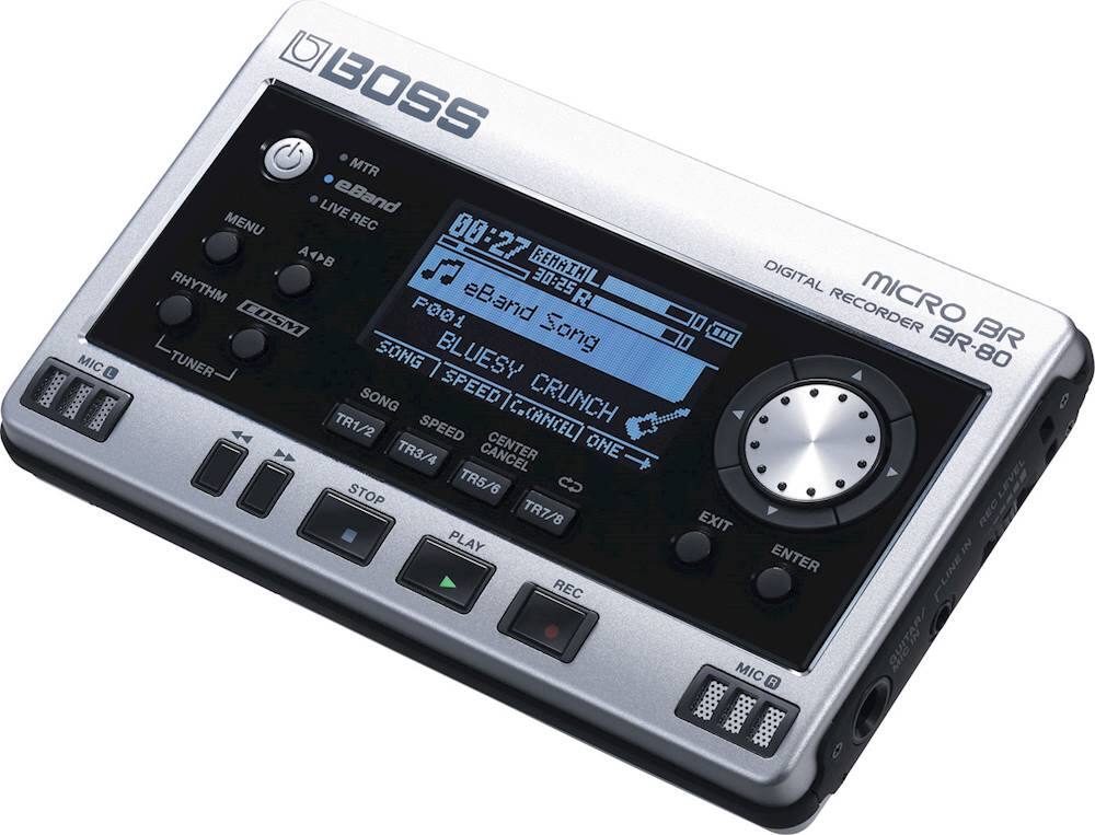 Left. BOSS Audio - MICRO BR BR-80 Digital Recorder.