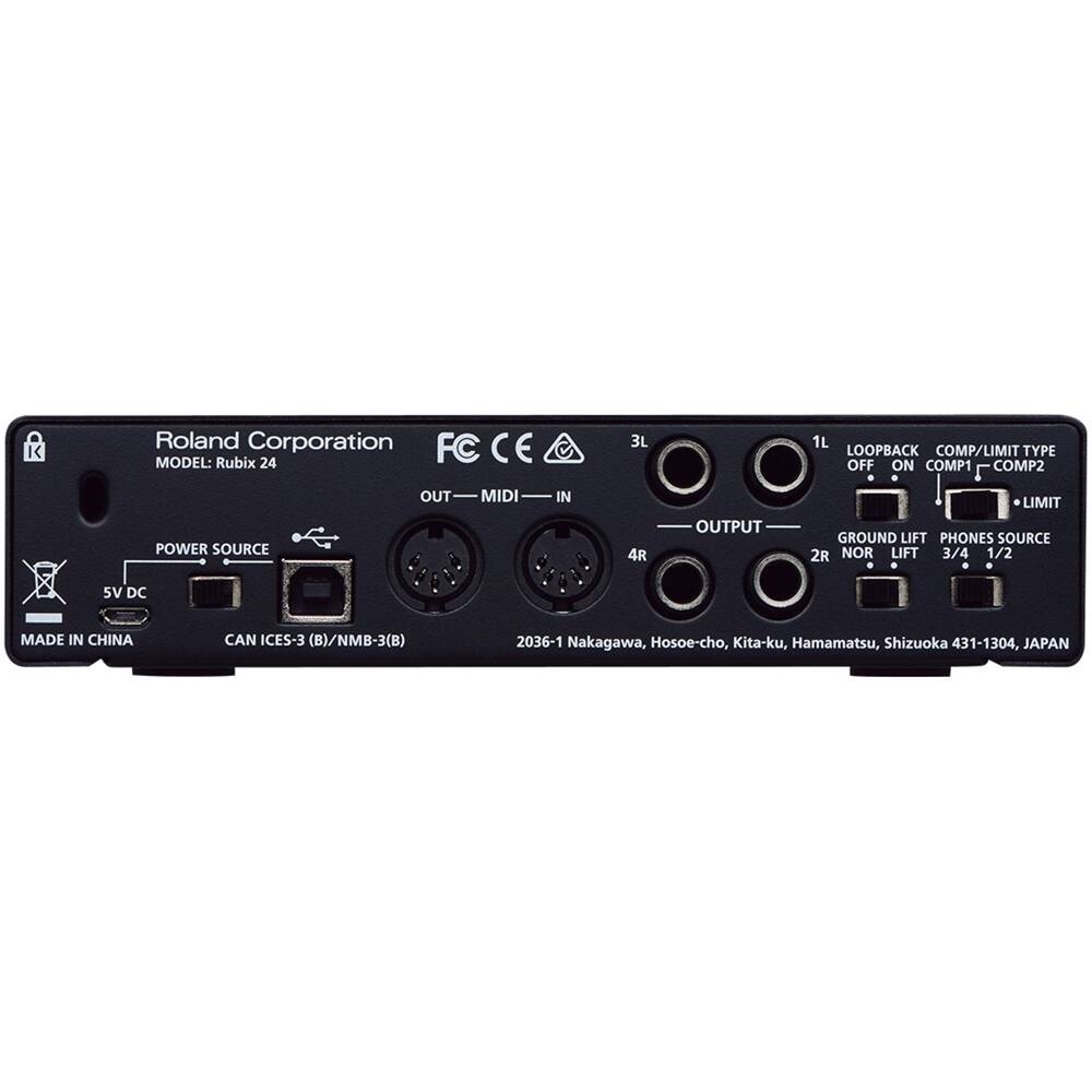 Alt View 12. Roland - USB Audio Interface - Black.