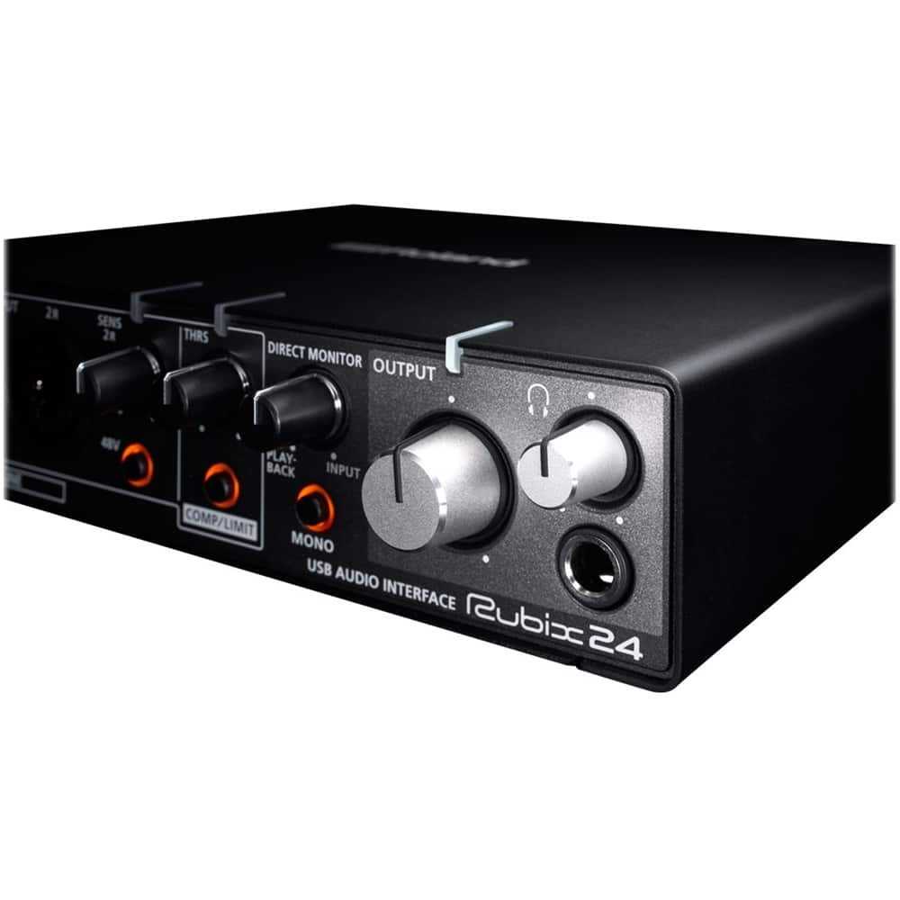 Best Buy: Roland USB Audio Interface Black COMRUBIX24