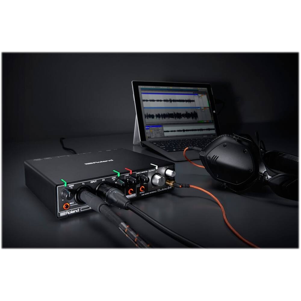 Alt View 14. Roland - USB Audio Interface - Black.