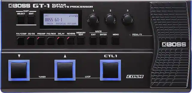 Front. BOSS - Guitar Effects Processor - Black.