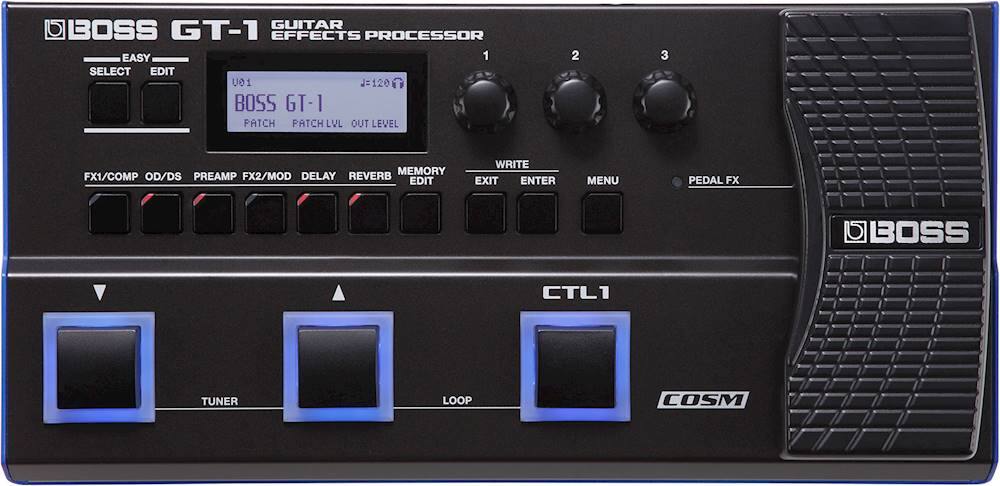 Front. BOSS - Guitar Effects Processor - Black.
