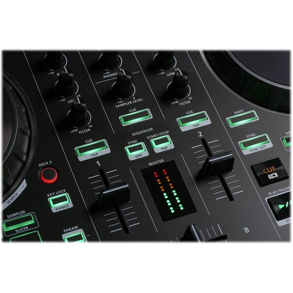Alt View 18. Roland - Roland DJ-202 Serato Lite DJ Controller - Black.