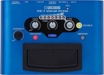 BOSS Audio - VE-1 Vocal Echo Stompbox - Front_Zoom