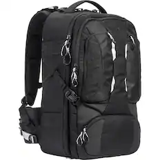 Angle. Tamrac - Anvil 27 Camera Backpack with Belt - Black.