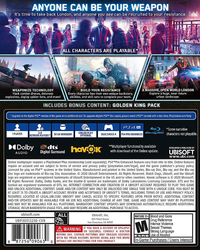 Watch Dogs Legion - Xbox One Standard Edition