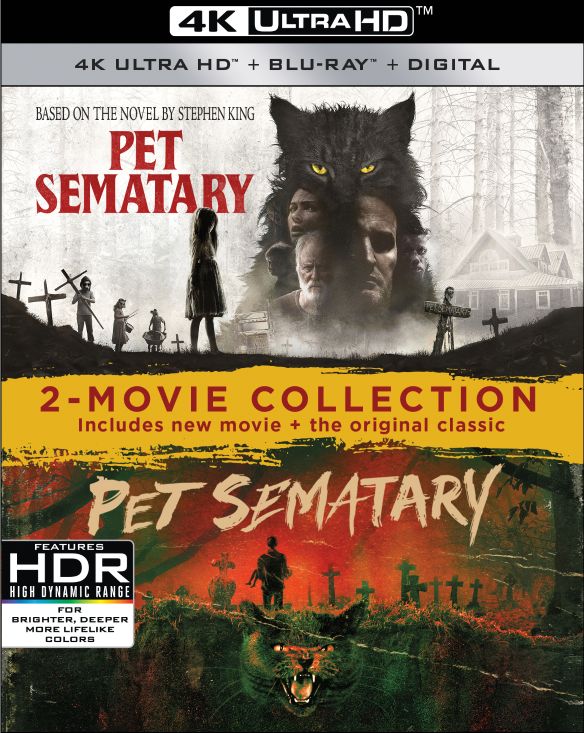 

Pet Sematary: 2-Movie Collection (1989/2019) [Includes Digital Copy] [4K Ultra HD Blu-ray/Blu-ray]