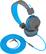 Alt View 12. JLab - Neon On-Ear Headphones - Blue/Graphite.