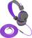Alt View 12. JLab - Neon On-Ear Headphones - Violet/Graphite.
