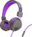 Left. JLab - Neon On-Ear Headphones - Violet/Graphite.