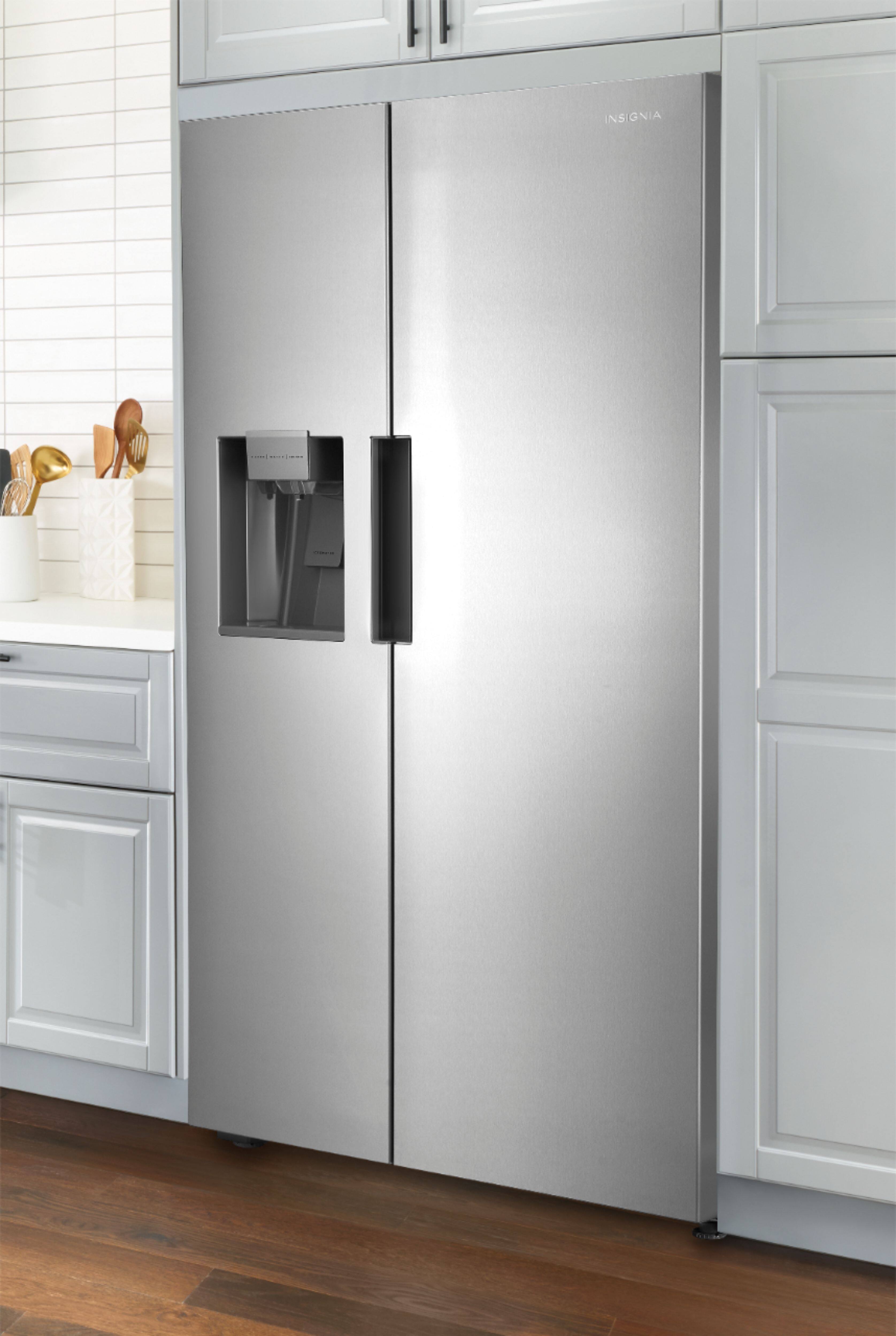 Best Buy Insignia™ 26.1 Cu. Ft. SidebySide Refrigerator Stainless