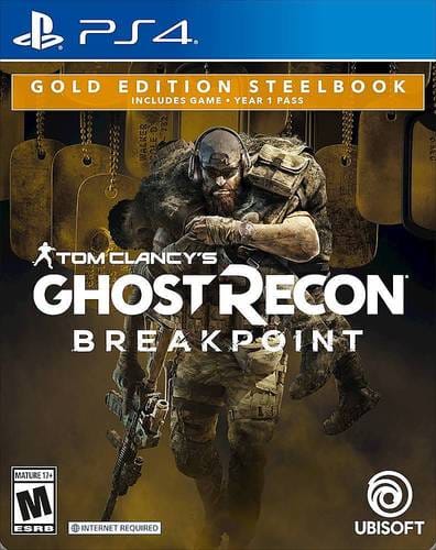 Tom Clancy's Ghost Recon Breakpoint Gold Steelbook Edition - PlayStation 4