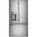 Front. GE - 22.2 Cu. Ft. French Door Counter-Depth Refrigerator.