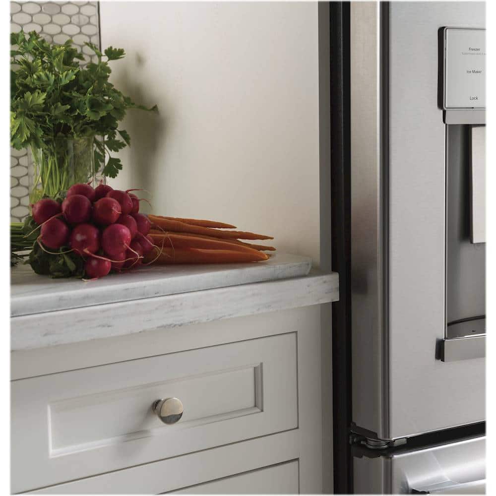 Alt View 12. GE - 22.2 Cu. Ft. French Door Counter-Depth Refrigerator.