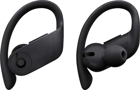 Angle. Beats - Geek Squad Certified Refurbished Powerbeats Pro Totally Wireless Earphones - Black.