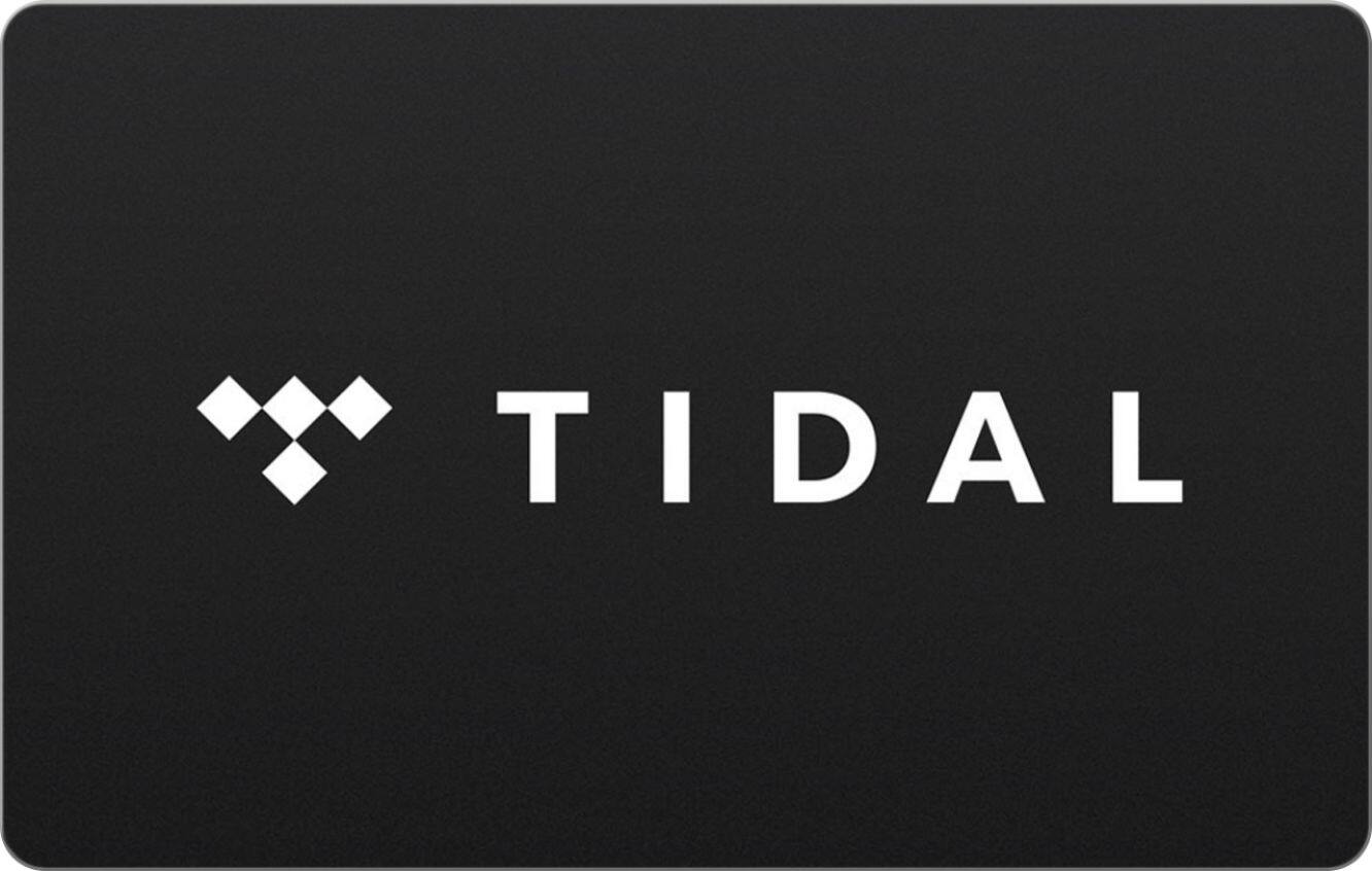 Front. TIDAL - $60 Gift Card.