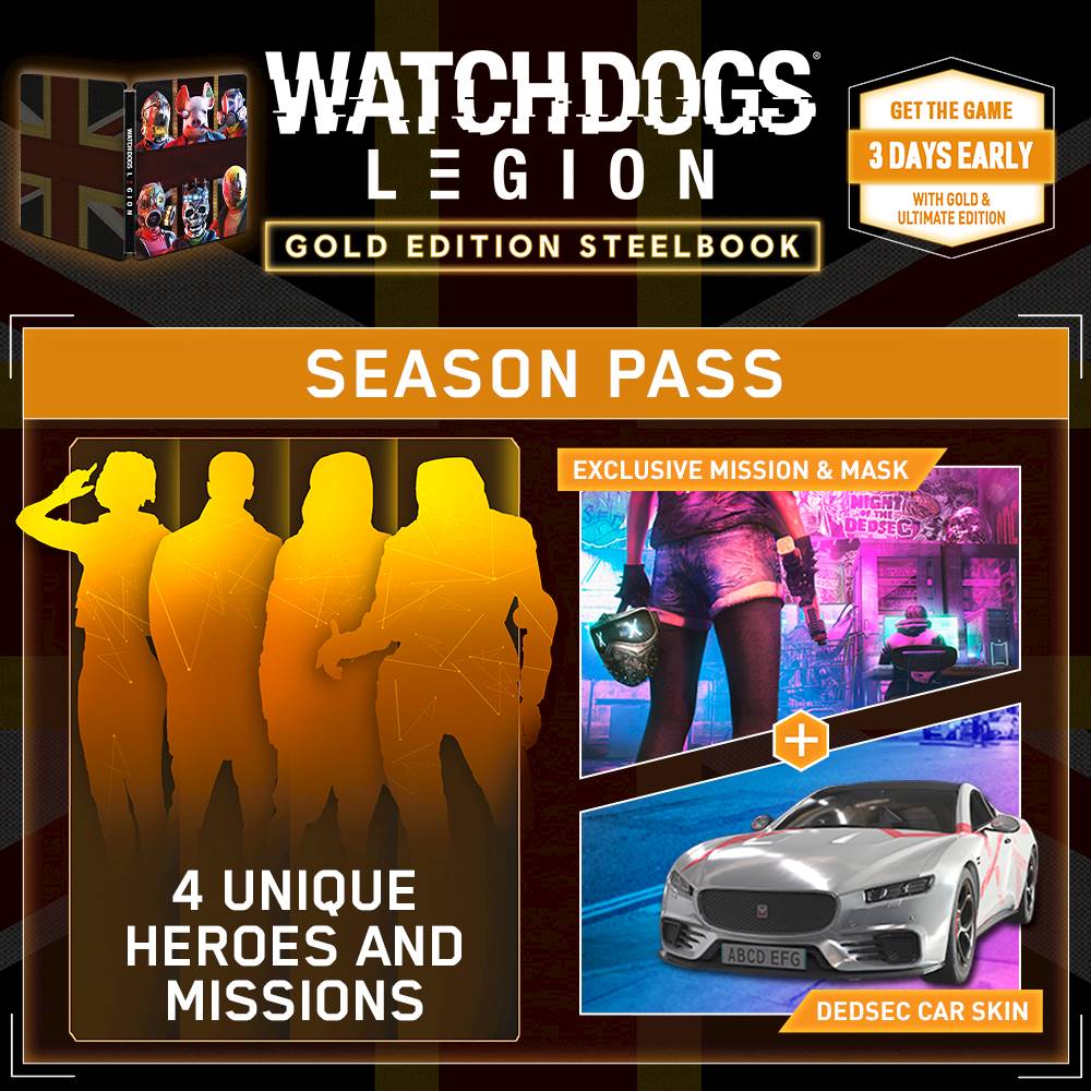 Watch Dogs: Legion Gold Steelbook Edition - Xbox One