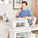Alt View 23. Brother - INKvestment Tank MFC-J805DW Wireless All-In-One Inkjet Printer - White.
