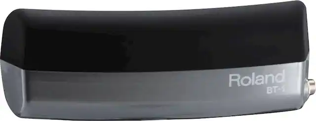 Front. Roland - BT-1 Bar Trigger Pad for Select V-Pads and Acoustic Drums - Black.