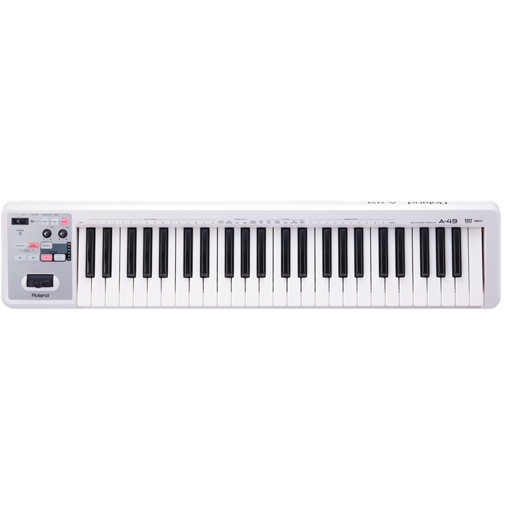 maksimere Pol perforere Roland 49-Key USB MIDI Controller Pearl White SYSA49WH - Best Buy