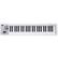 Front. Roland - 49-Key USB MIDI Controller - Pearl White.