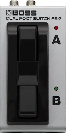 Front. BOSS Audio - Dual Footswitch - Silver.