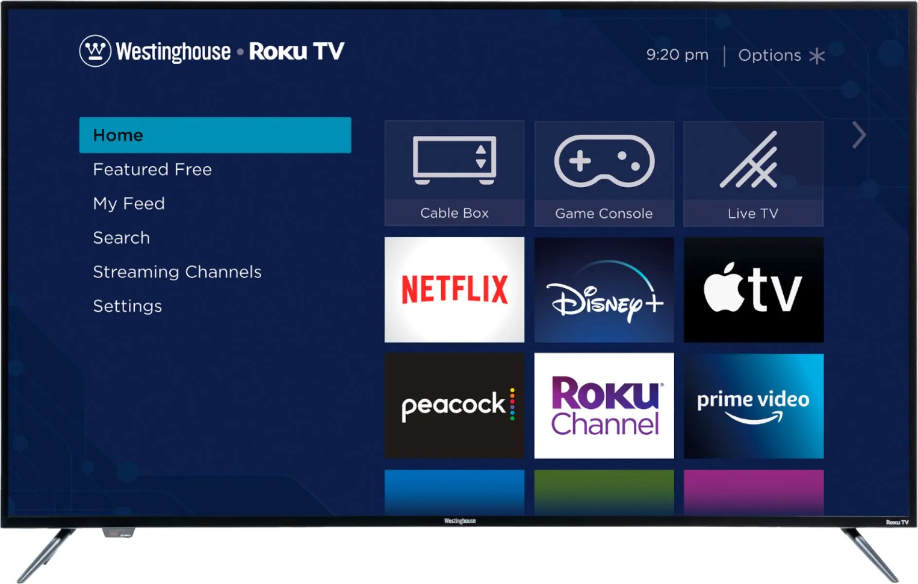 Westinghouse - 65" Class LED 4K UHD Smart Roku TV