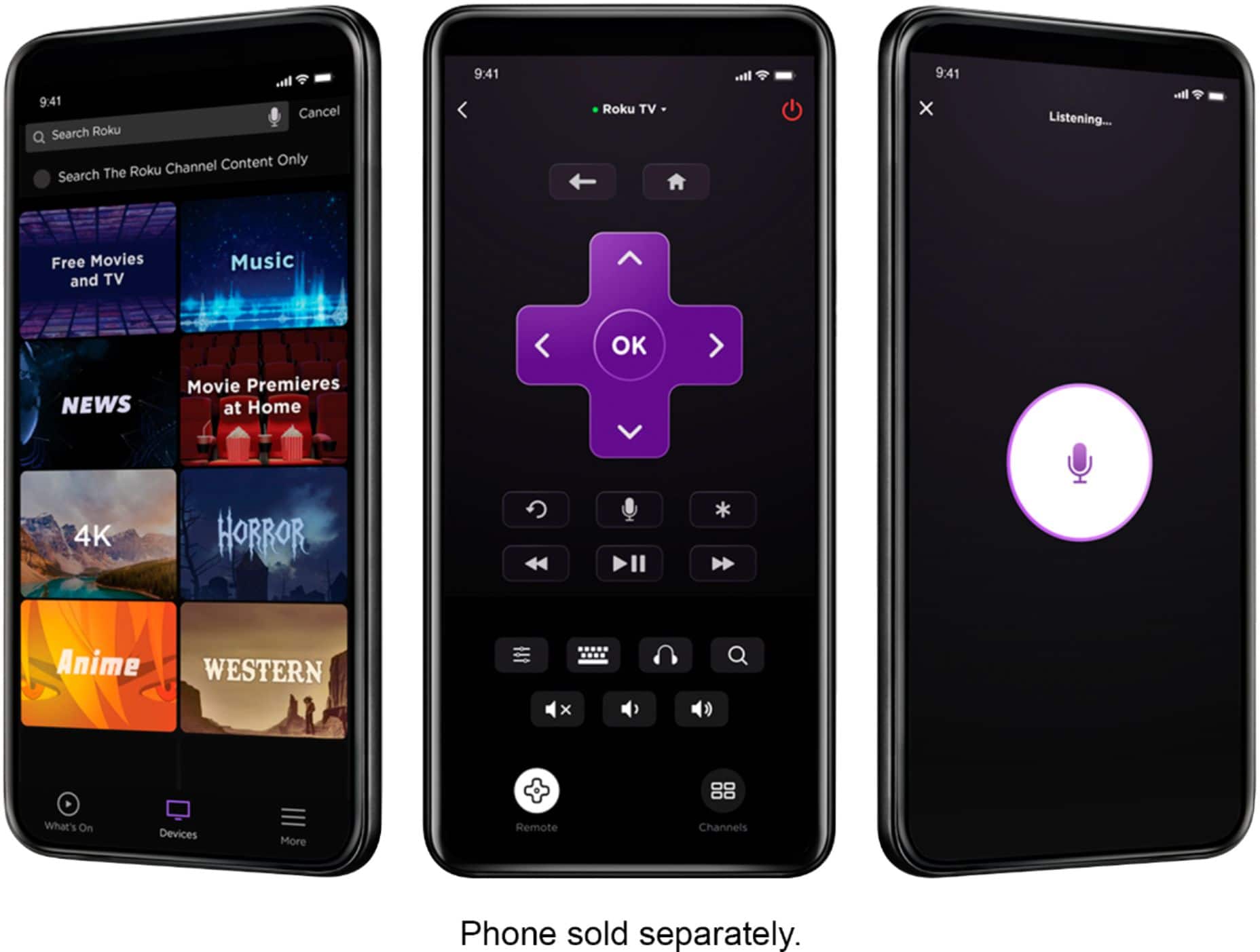 Alt View 14. Westinghouse - 65" Class LED 4K UHD Smart Roku TV - Black.