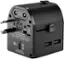 Alt View 12. Insignia™ - All-in-One Travel Adapter with 2 USB Ports - Black.