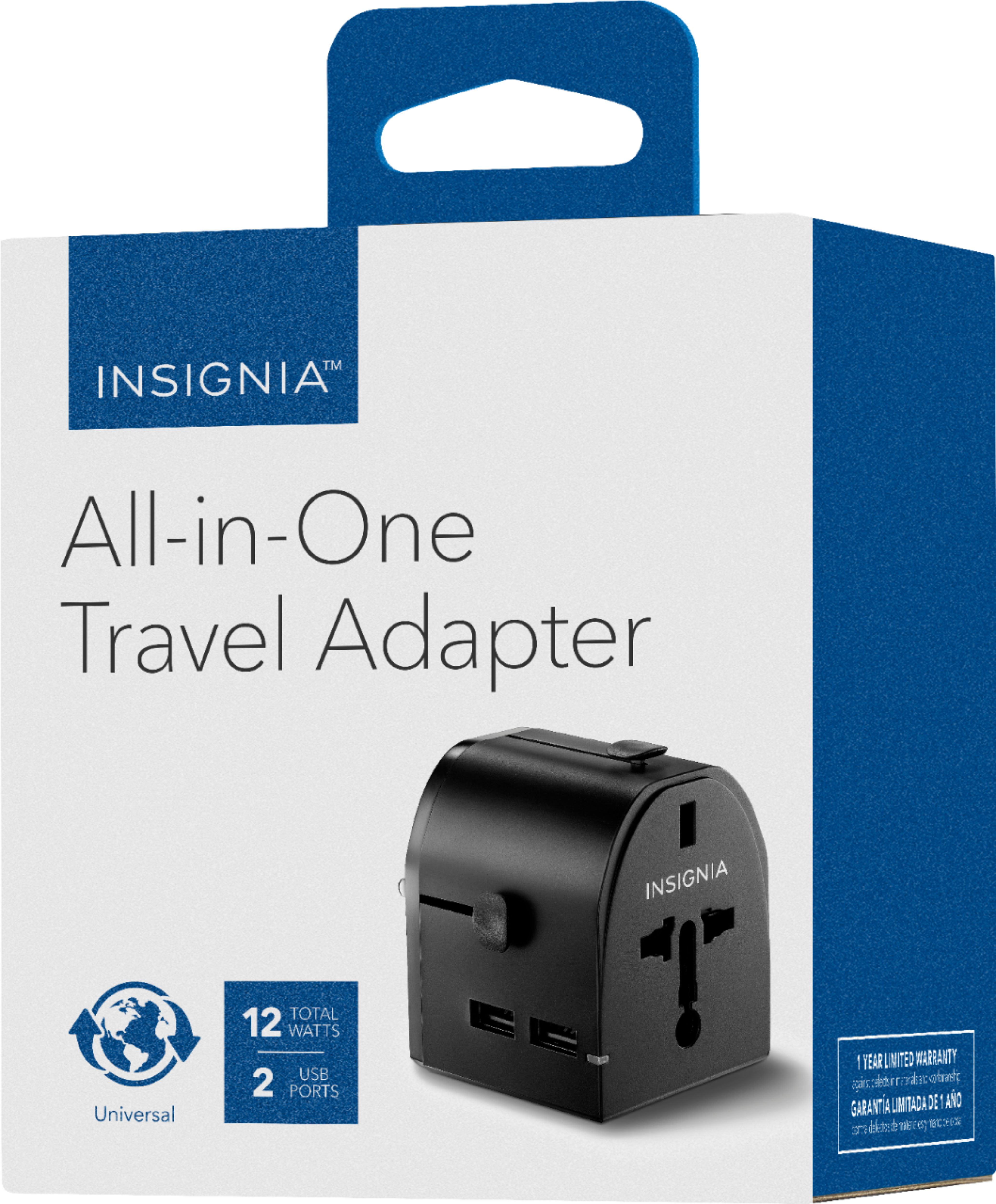 Adaptateur/convertisseur de voyage tout-en-un Insignia – Montek Solutions