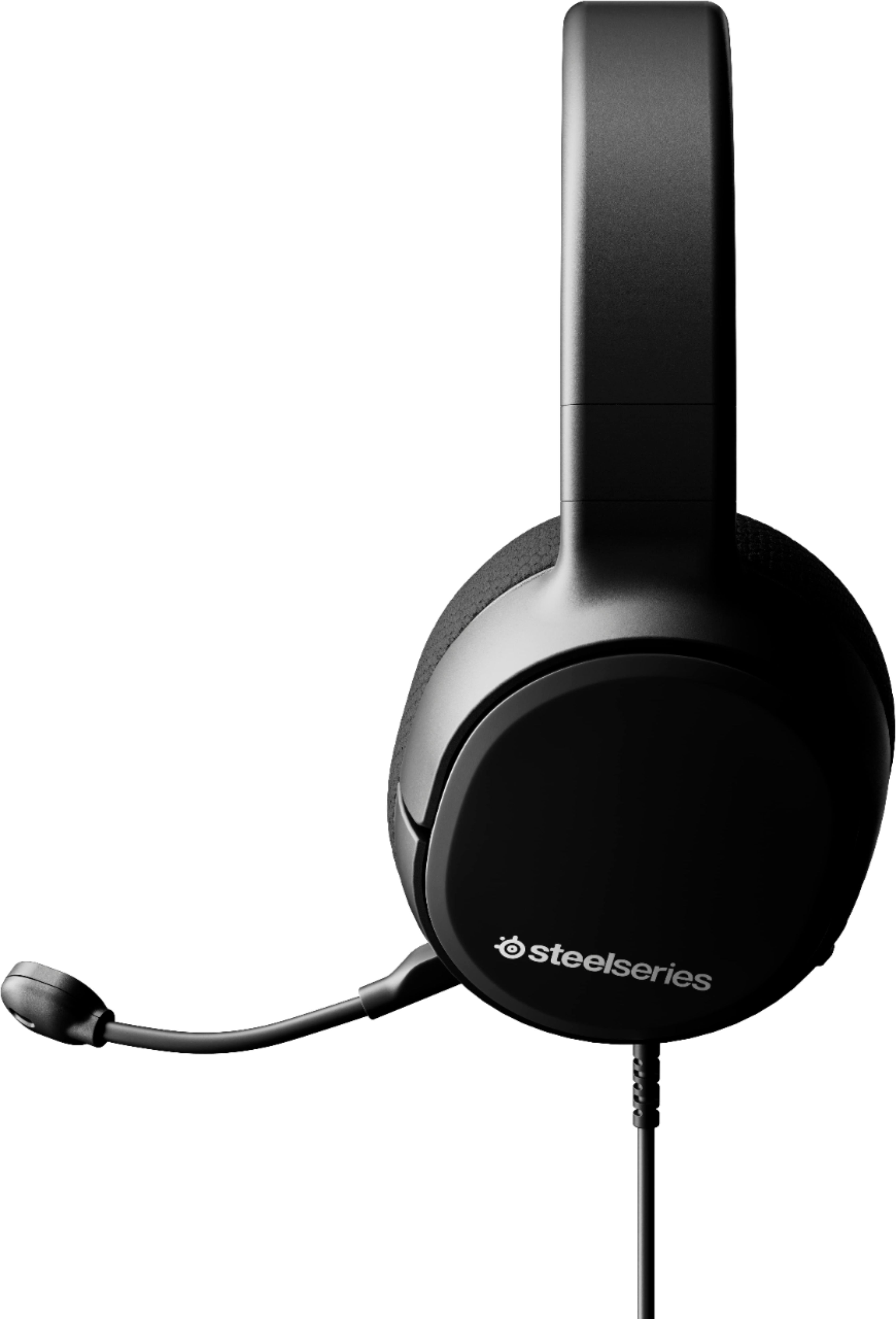 Left View: SteelSeries - Arctis 1 Wired Gaming Headset for PS5, PS4, PC, Xbox X|S, Xbox One, and Switch - Black