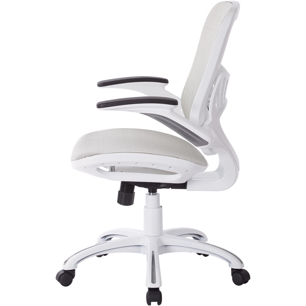 Angle View: Serta - Big and Tall Bonded Leather Executive Chair - Gray