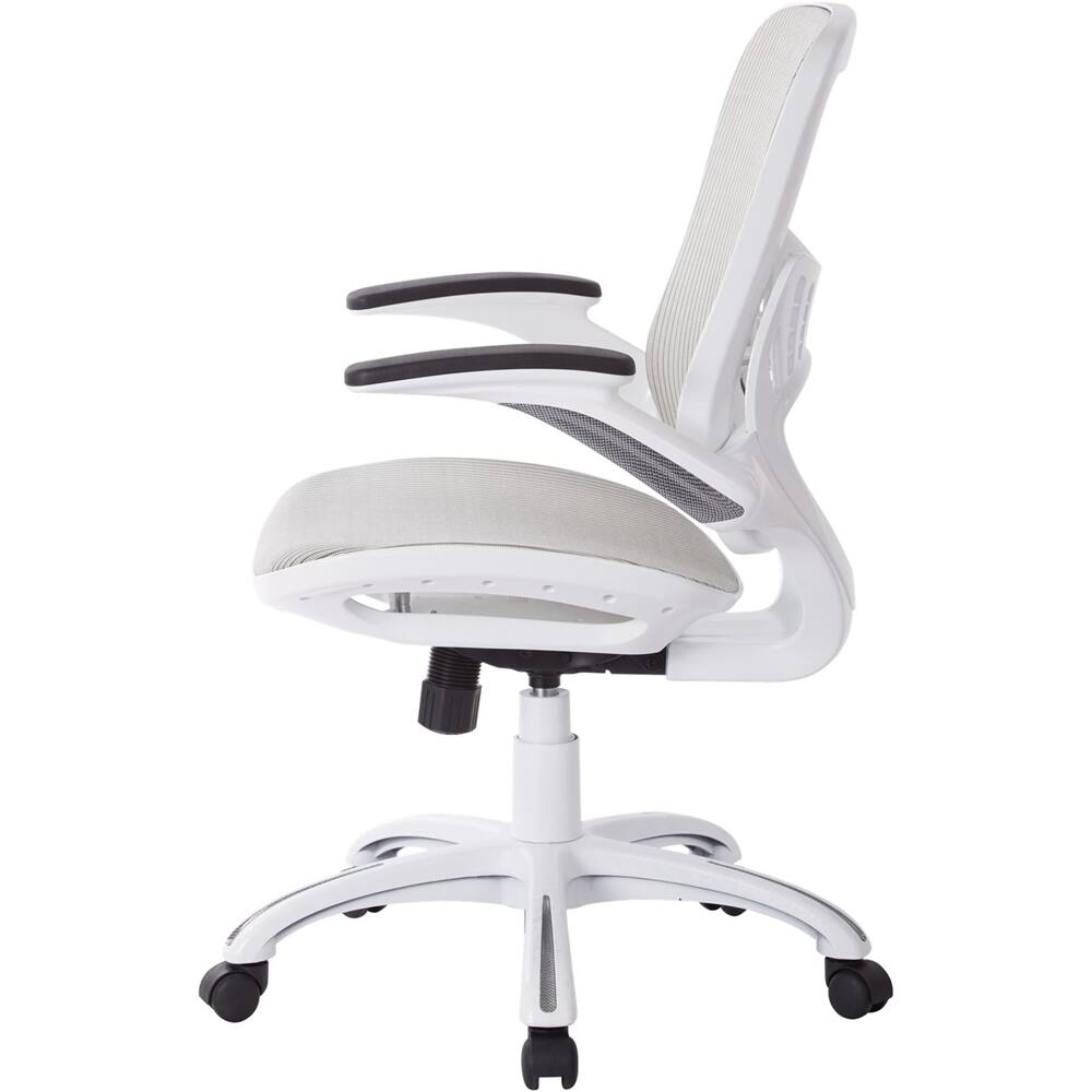 Angle. OSP Home Furnishings - Riley Office Chair - White.