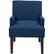 Front. WorkSmart - Main Street Contemporary Woven Armchair - Indigo.
